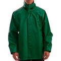 Tingley Safetyflex¬Æ Jacket, Size Men's Medium, Storm Fly Front, Hood Snaps, Green J41248.MD